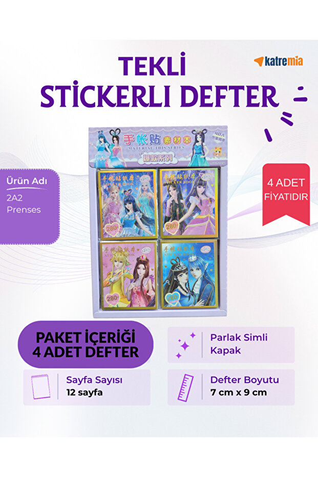(1-4) STİCKER DEFTER - 5
