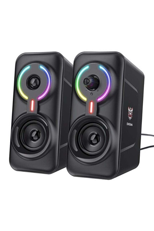 L6 RGB Gaming Speakers for PC | High-Quality Wired Multimedia Stereo Bass Speaker