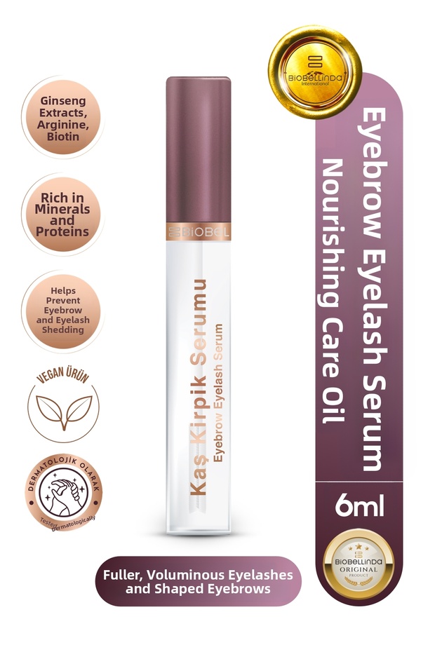 Eyebrow Eyelash Serum 6 ml | Nourishing Care Oil 6 ml