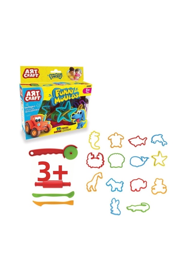 03299 Dede, Art Craft Fun Molds 19 Pieces / Age +3
