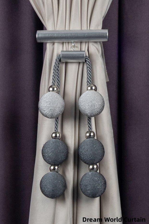 Medium Tie-Down Custom Made Rope Wrap 6 Ball Curtain Tie Braçol Curtain Accessory