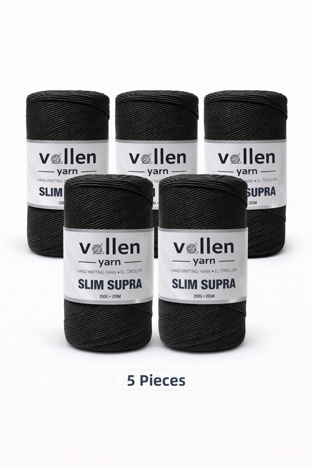 Slim Supra Macrame Rope Waxed Pase Rope 200Gr 200Mt 5-Pack Bag Rope