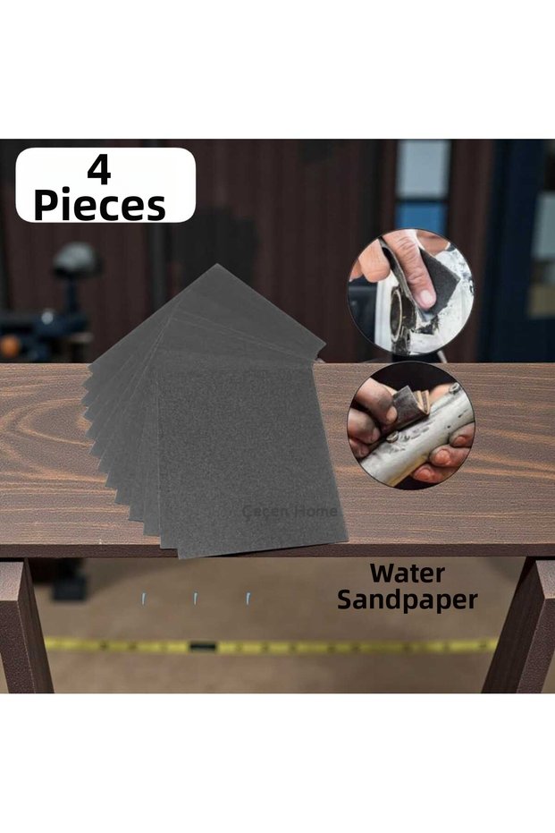 (4 Pieces) Water Sandpaper, Sandpaper, Hand Sandpaper, Paper Sandpaper (230mm X 280mm)