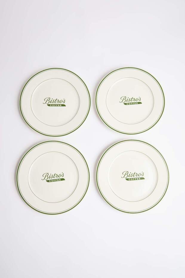 4'lü Bistro Porselen Pasta Tabağı 19cm TPHSS26TBK00024 - 3