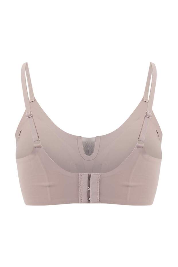 Vizon Hayalet/Dikişsiz Micro Kaplı Bralette Örme Sütyen THMSS26SU00007 - 3