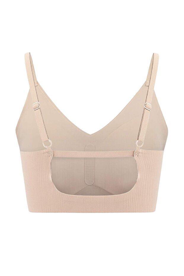 Teen Ten Micro Hayalet/Dikişsiz Sabit Kap Bralette Sütyen THMSS26SU00006 - 5