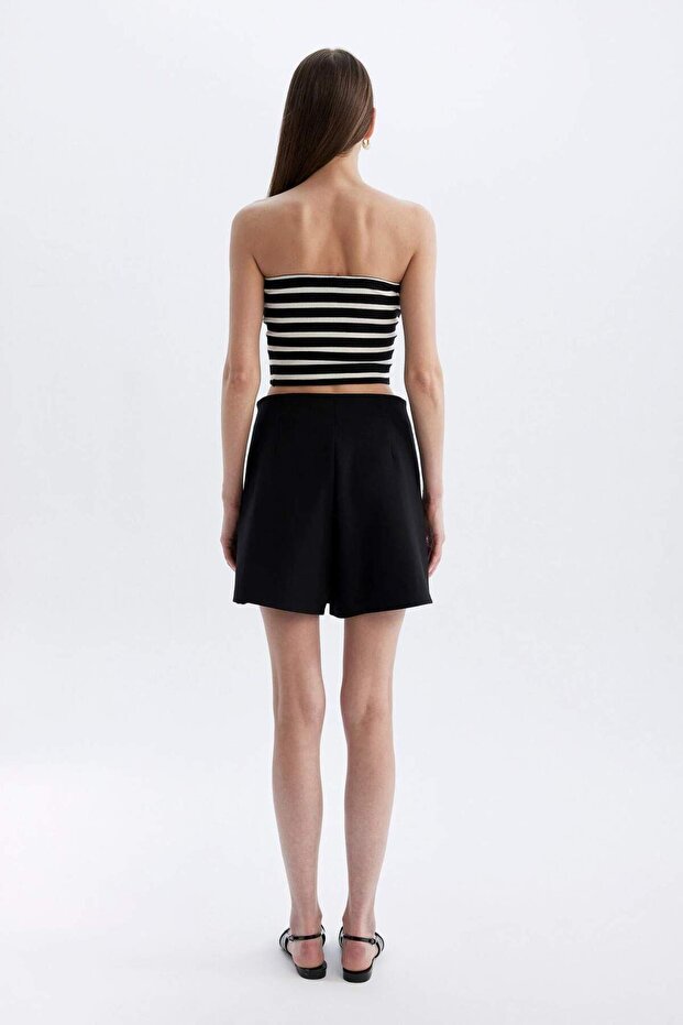 Normal Bel Basic Düz Şort Etek C1860AX24AU - 7