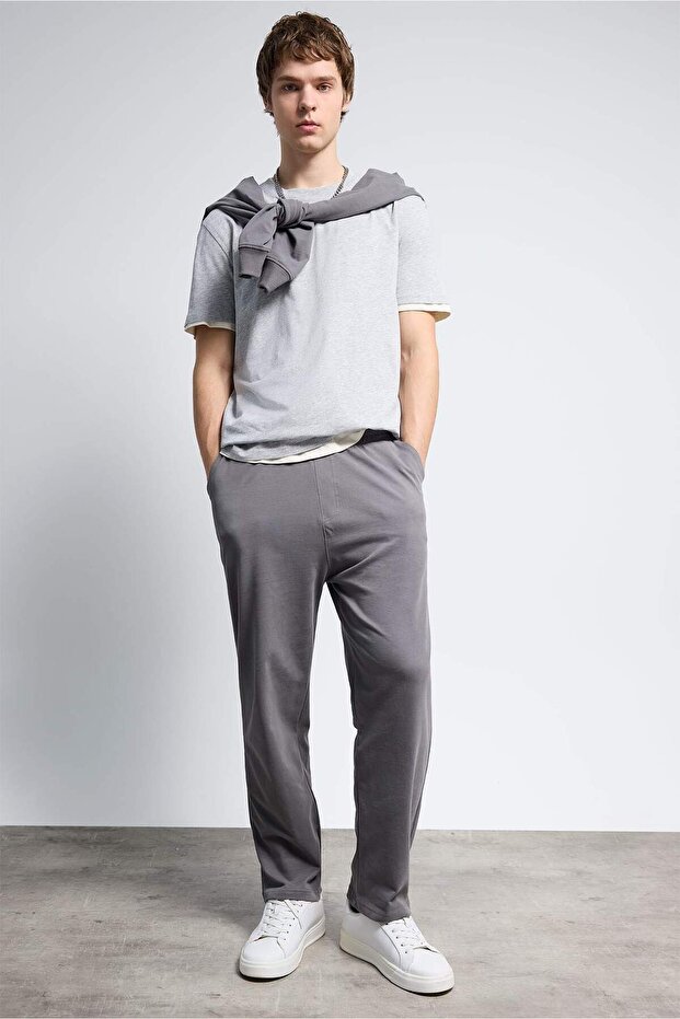 %100 Pamuk Basic Tişört V7699AZ26SP - 2