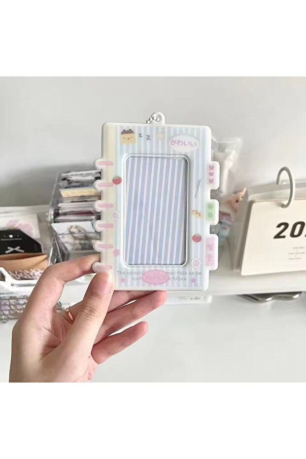 book Cartoon Photocard Holder Camera Mobile Phone Shaped Idol Photocard Binder 3Inch Photo Storage C
