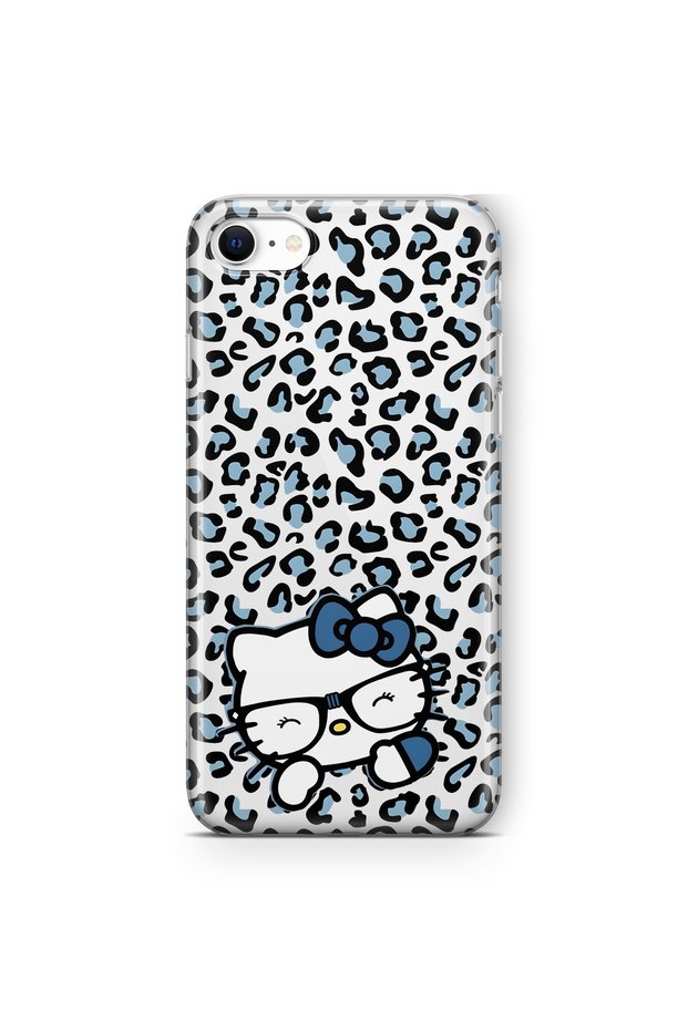 iPhone 6 / 6S Compatible Kitty Patterned Transparent Phone Case
