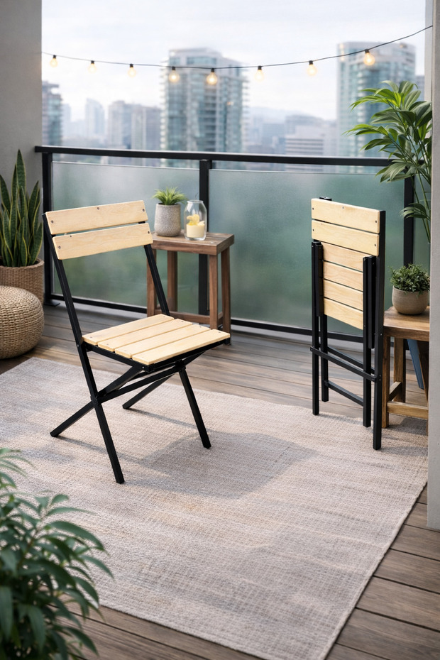 Katlanır Sandalye | Balkon Bahçe Kamp