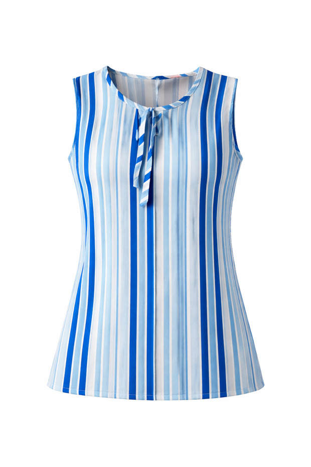 Sıfır Kol BLUZ - 3