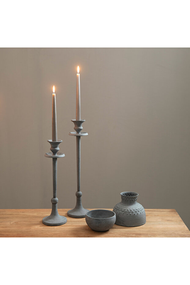 Hanner Şamdan S Gri - 2