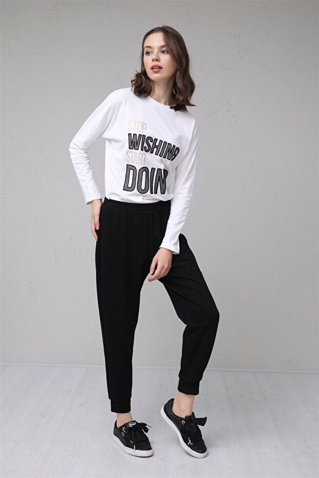 Φόρμα με ταινίες στα μπατζάκια - 3