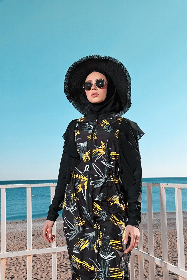 ŞİFON VOLANLI TESETTÜR MAYO - 2