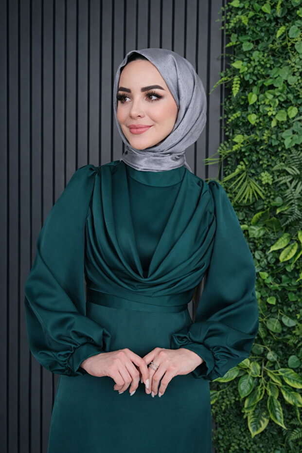 Satin Dagaje Evening Dress