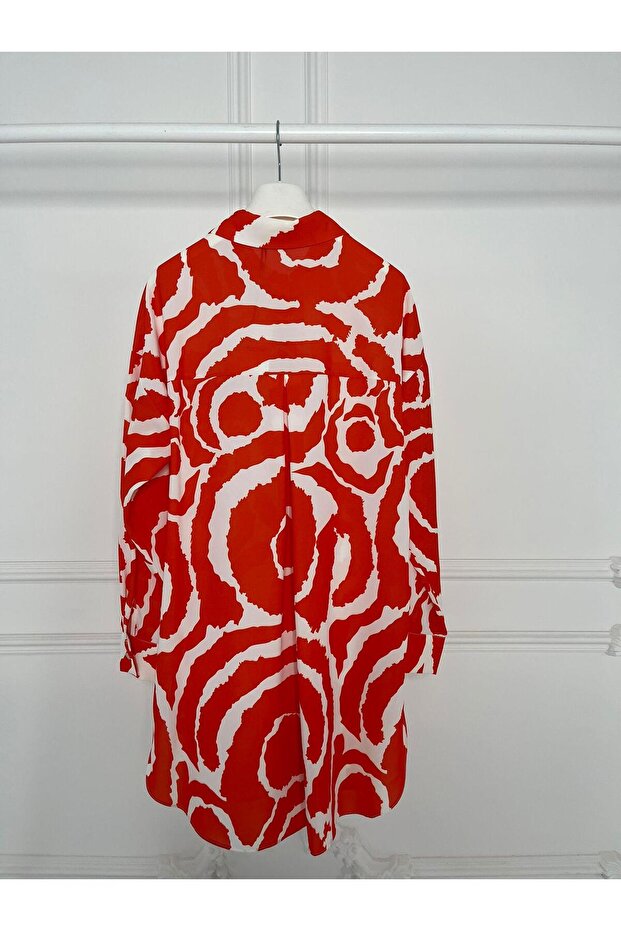 DESENLİ KREP GÖMLEK - 3