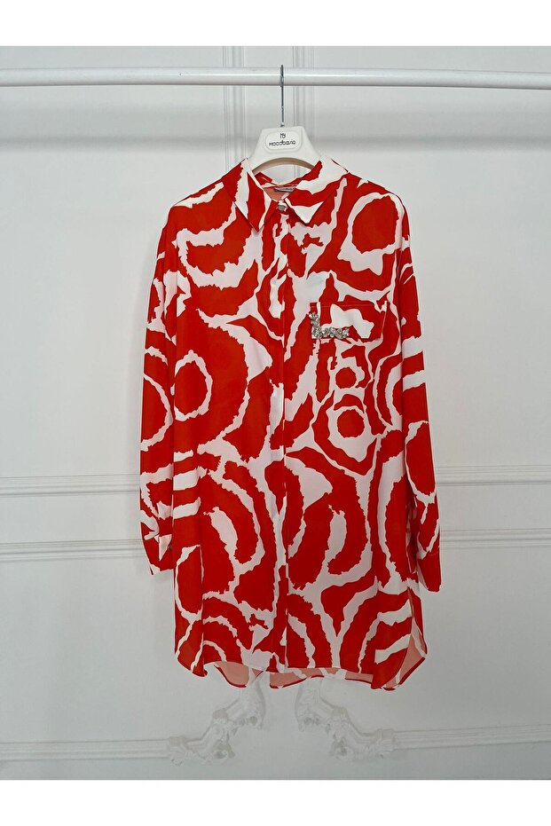 DESENLİ KREP GÖMLEK - 2