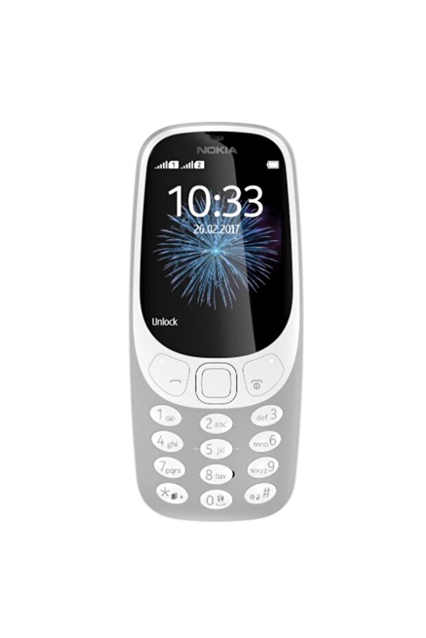 نوكيا 3310 فضي بشريحتين