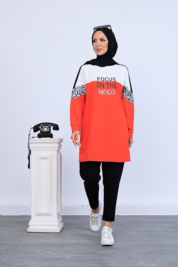 Zebra Patterned Tunic - 1