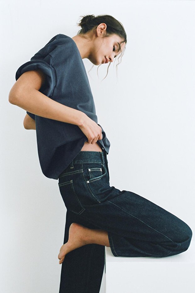 Oversize kısa kollu t-shirt - 1