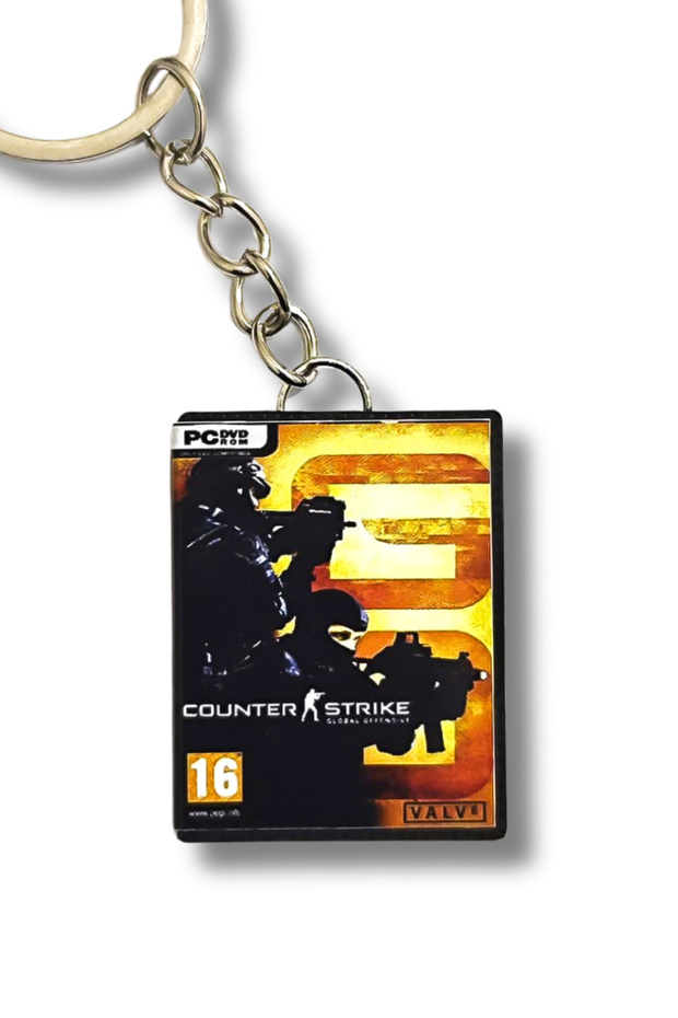 Counter Strike Global Offensive Cs Go Pc Miniature Game Box Keychain
