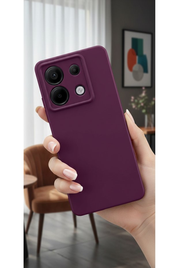 Xiaomi Redmi Note 13 Pro 5g Compatible Velvet Inside Camera Protected Colorful Silicone Case