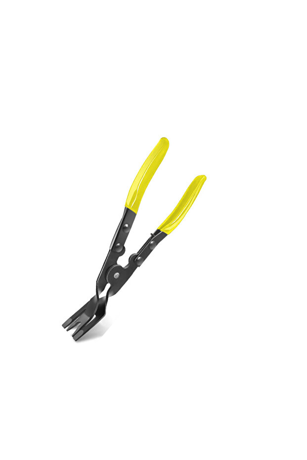 yellow 1PCS Car Clip Pliers Tool Panel Clip Pliers Set Fastener Remover Auto Retainer Clip Trim Riv