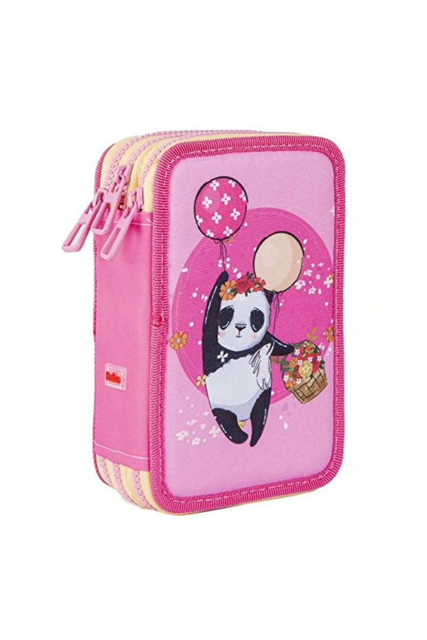 Panda 3 Layer Pencil Case - 4