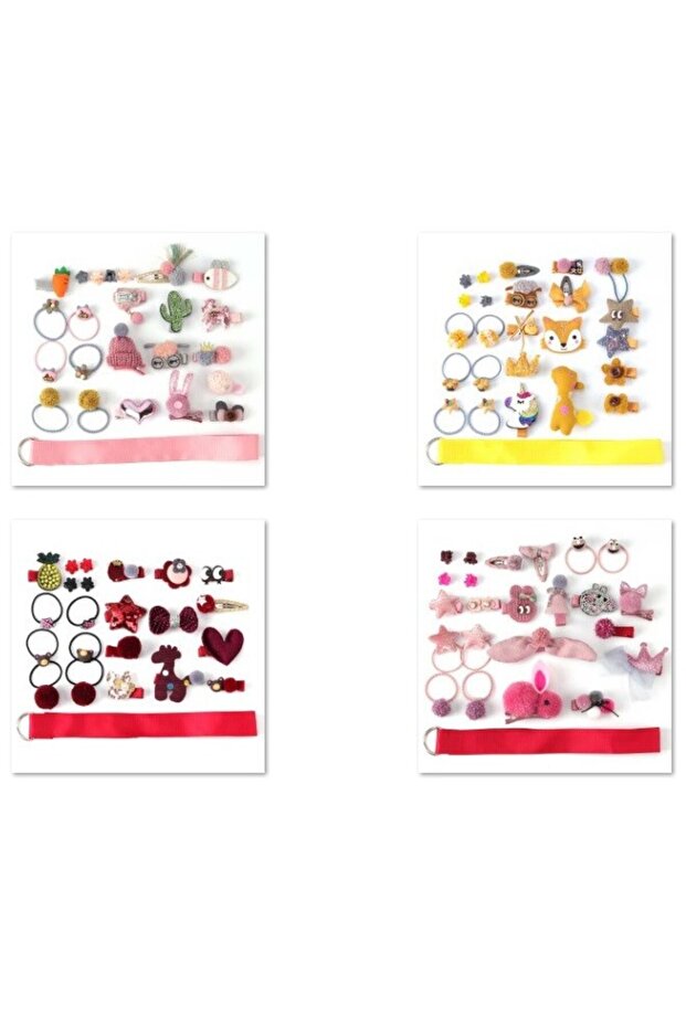 Sada 24 vlasových doplňků (Model: E) - 5