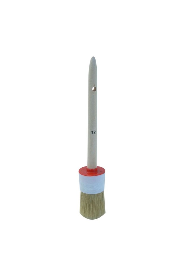 Round Paintbrush, Plastic Mount, 40 mm - 1