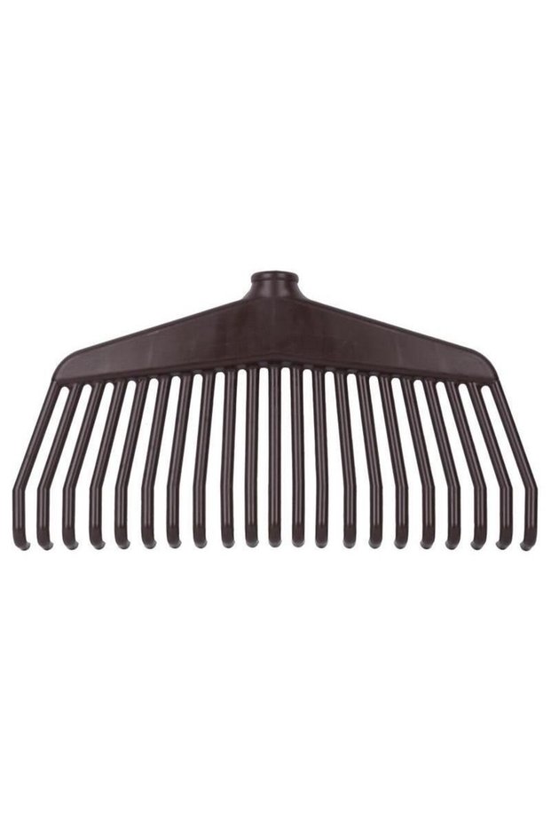Leaf Rake for Garden, Without Handle, PVC, 21 Teeth,