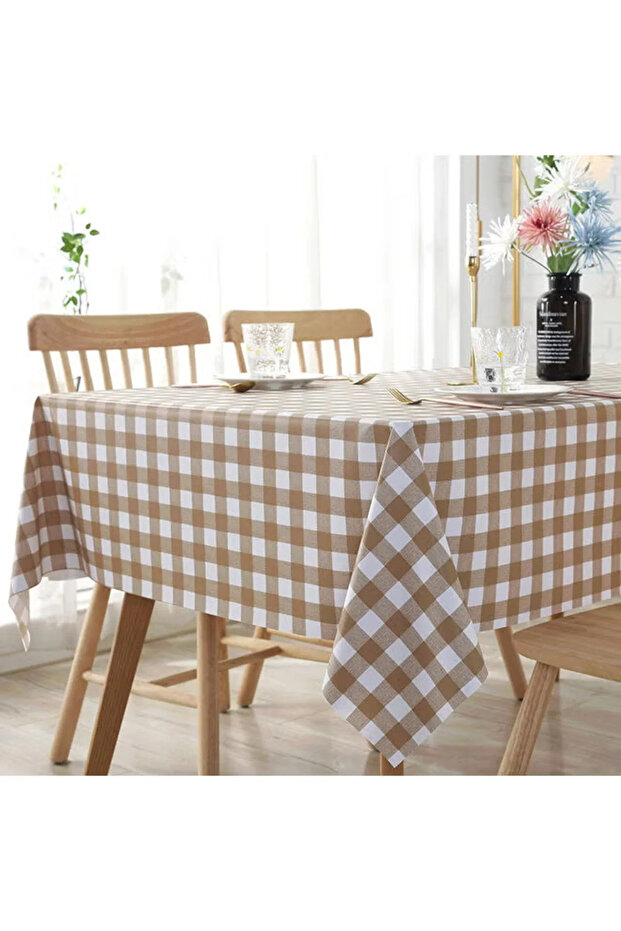 Waterproof checkered tablecloth - 6