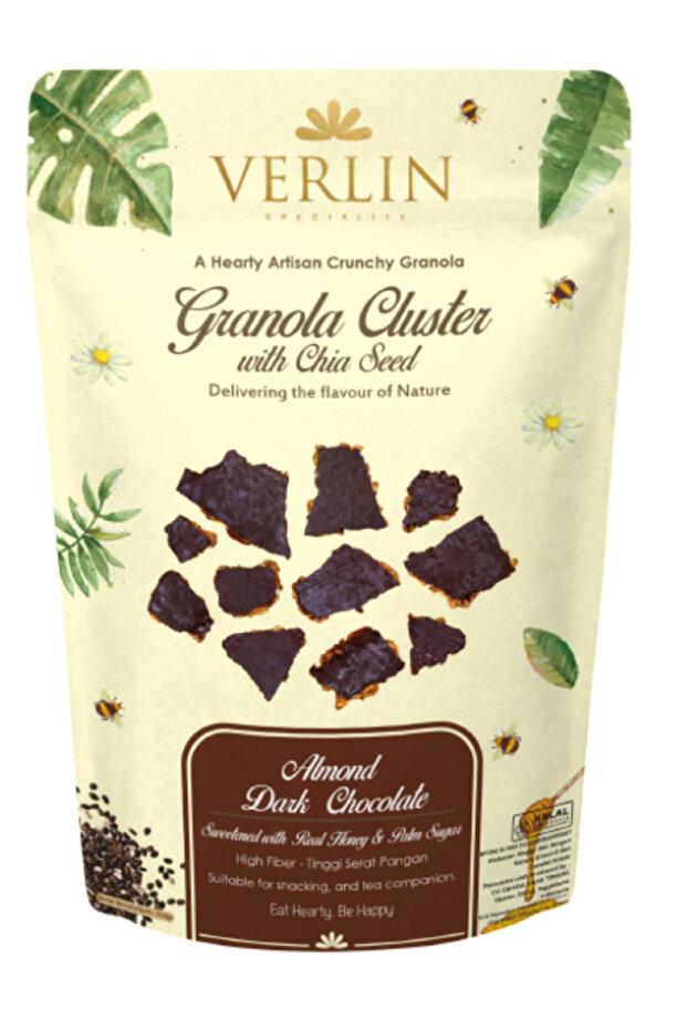 Granola Cluster with Almond & Dark Chocolate