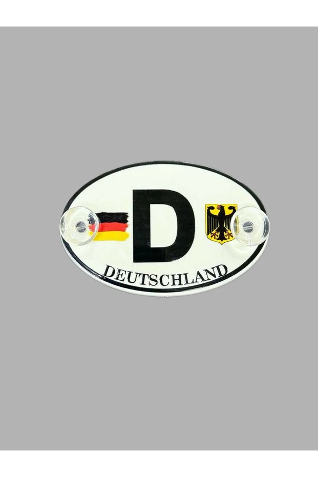 Oval Germany (D) Glass Ornament Plexiglass with Suction Cup Emblem for Label Makers (552066979)