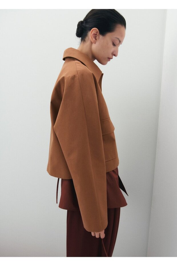 Cepli pamuklu ceket - 6