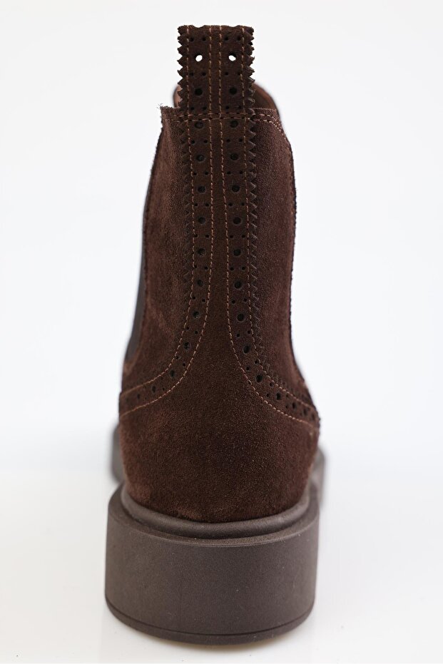 Καφέ ελαστικές μπότες 22136 - 4