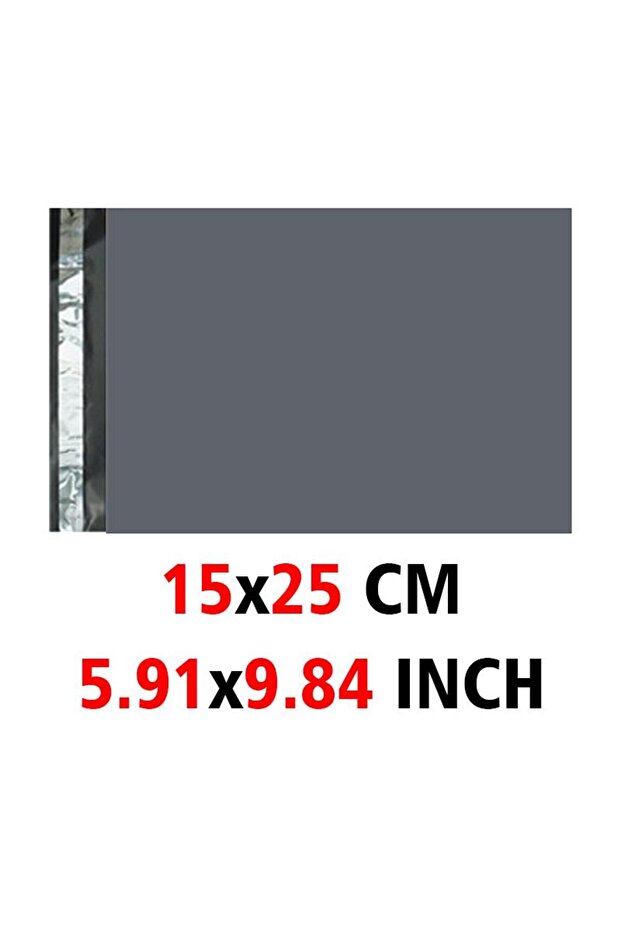 Black 15x25CM 100Pcs Shipping Envelope Bags Plastic Express Envelope Storage Bags Grey White Color M