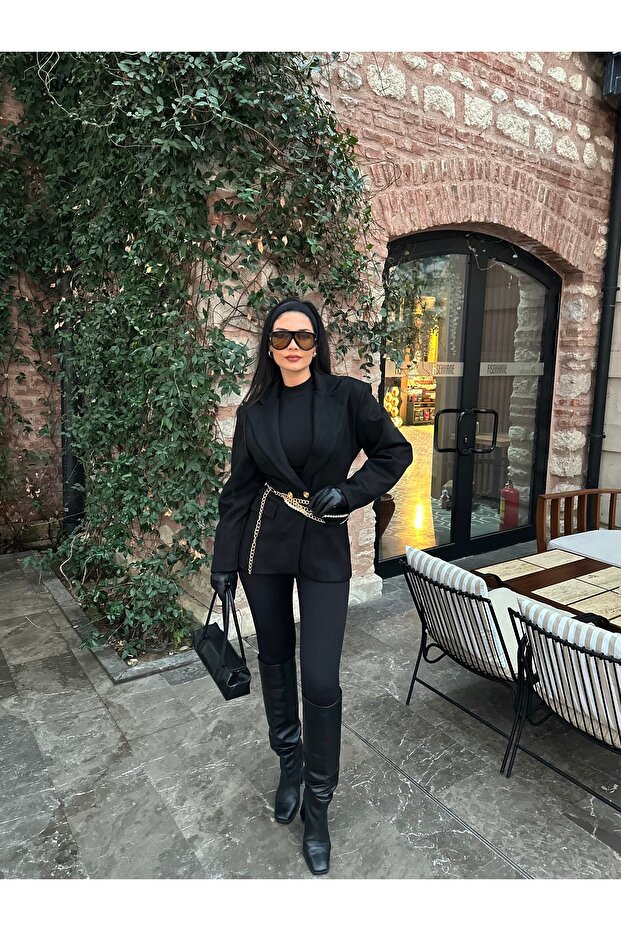 Kum saatı ceket - 7