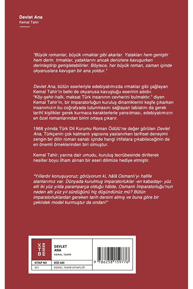 Devlet Ana Kemal Tahir - 2