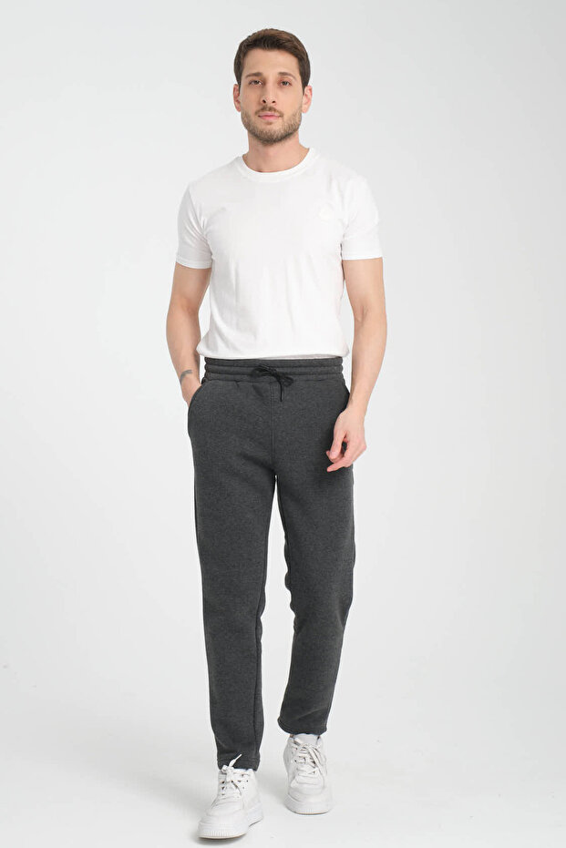 3 Thread Cotton High Quality Cold-Resistant Winter Straight-Leg Sweatpants