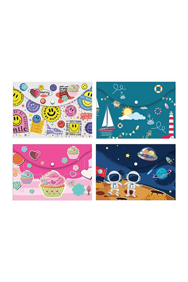 مغلف وثائق مطبوع بمشبك من نوكي 3105 12 قطعة - 1