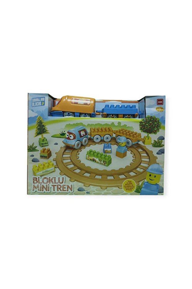 مجموعة قطار سمارت لاند مع قطع تركيب - 1