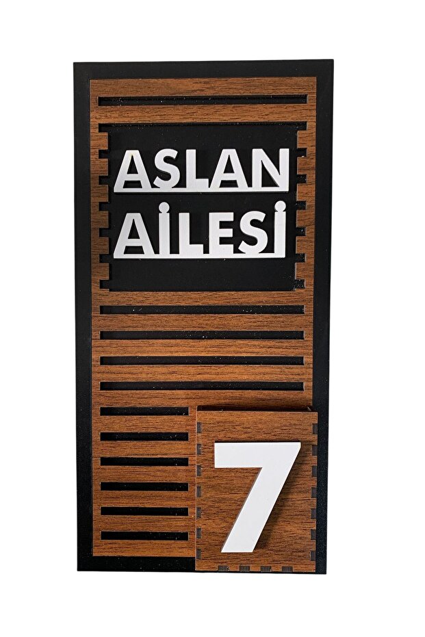 Numaralı Kapı Süsü Kapı Numaralığı - 8