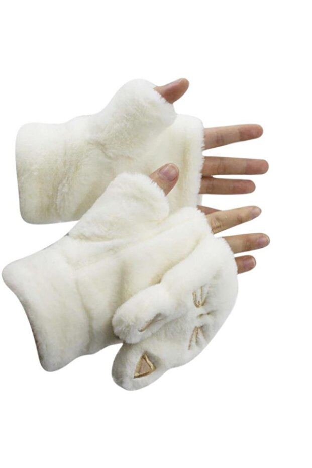 Sevimli Kedi Kışlık Eldiven - 4