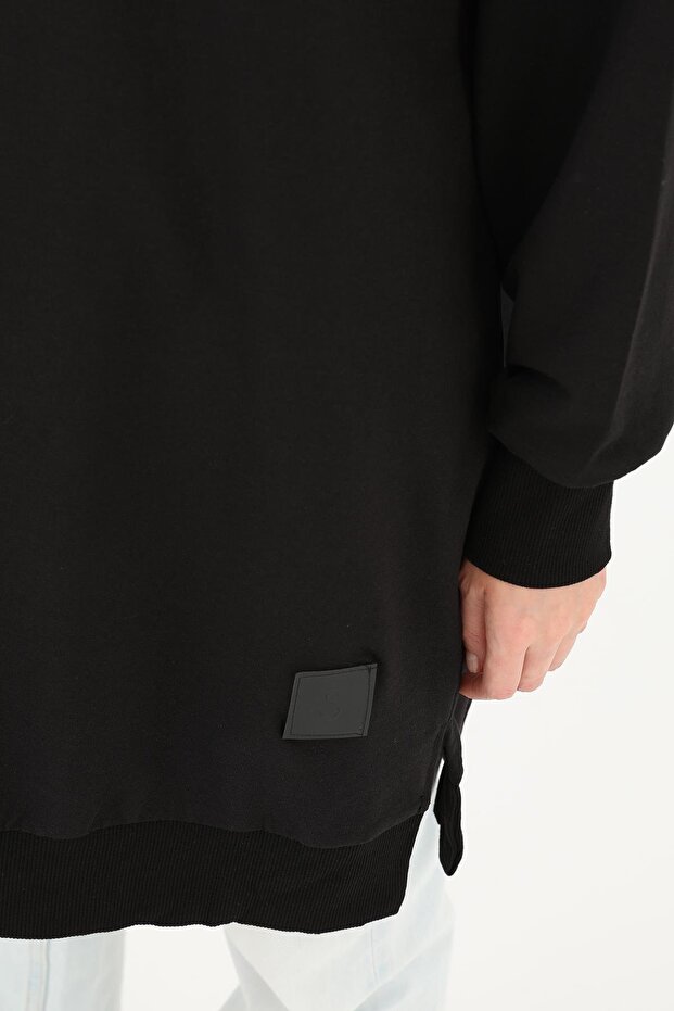 Kadın Basic Tunic - 30644TUN - BLACK - 3
