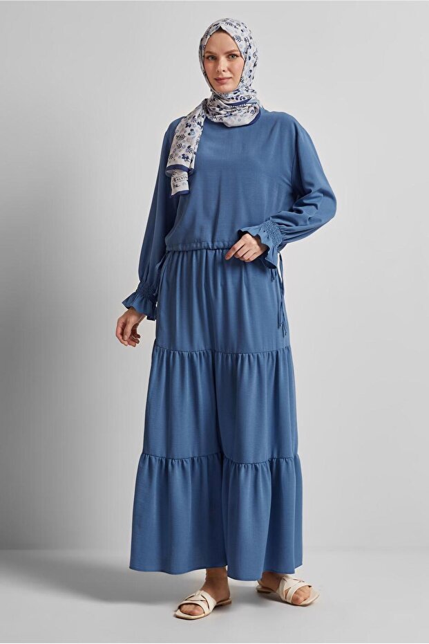 بدلة تنورة مطوية 45536