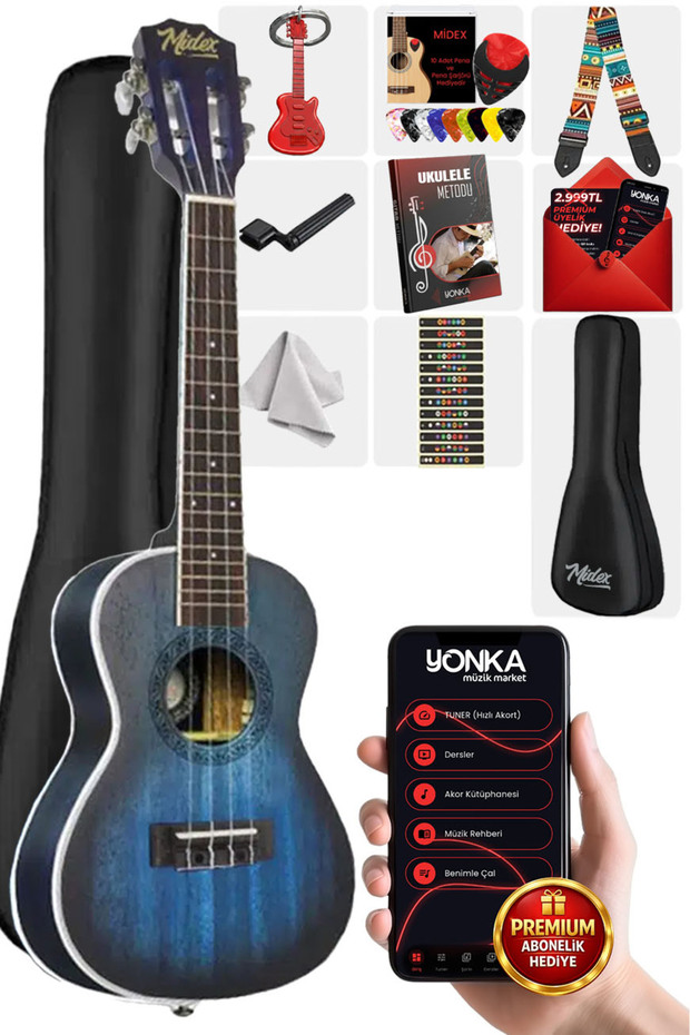 Cn-23 High Quality Solid Wood Concert Ukulele Set