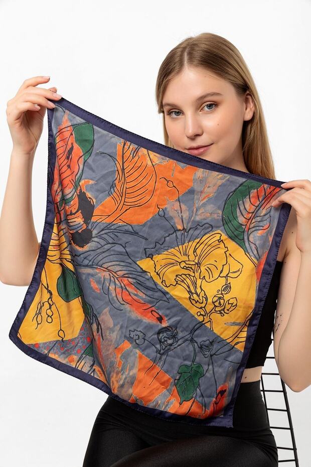 ورقة نمط وشاح باندانا - 1