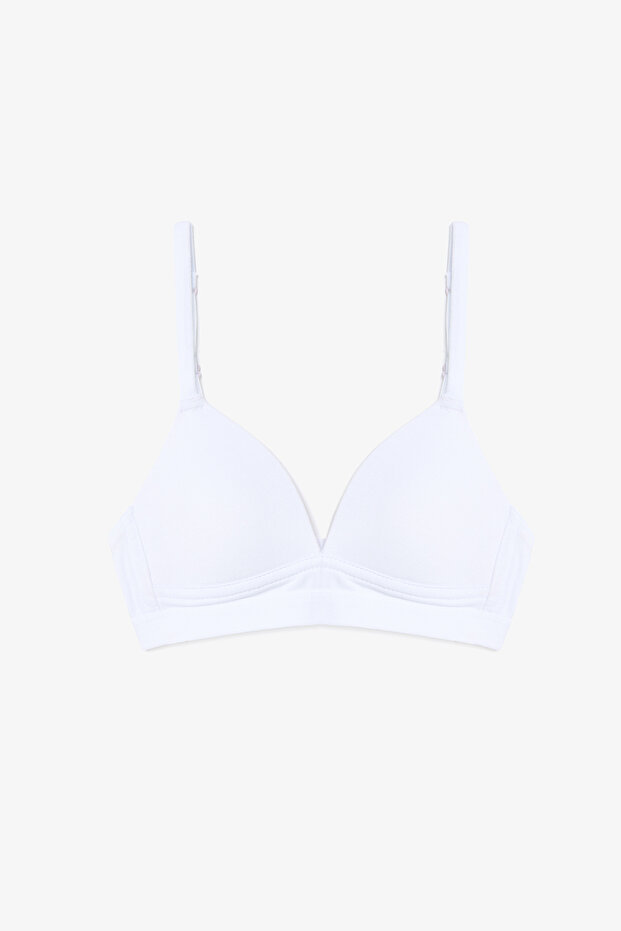 My First Bra Beyaz Basic Cup Sütyen - 1